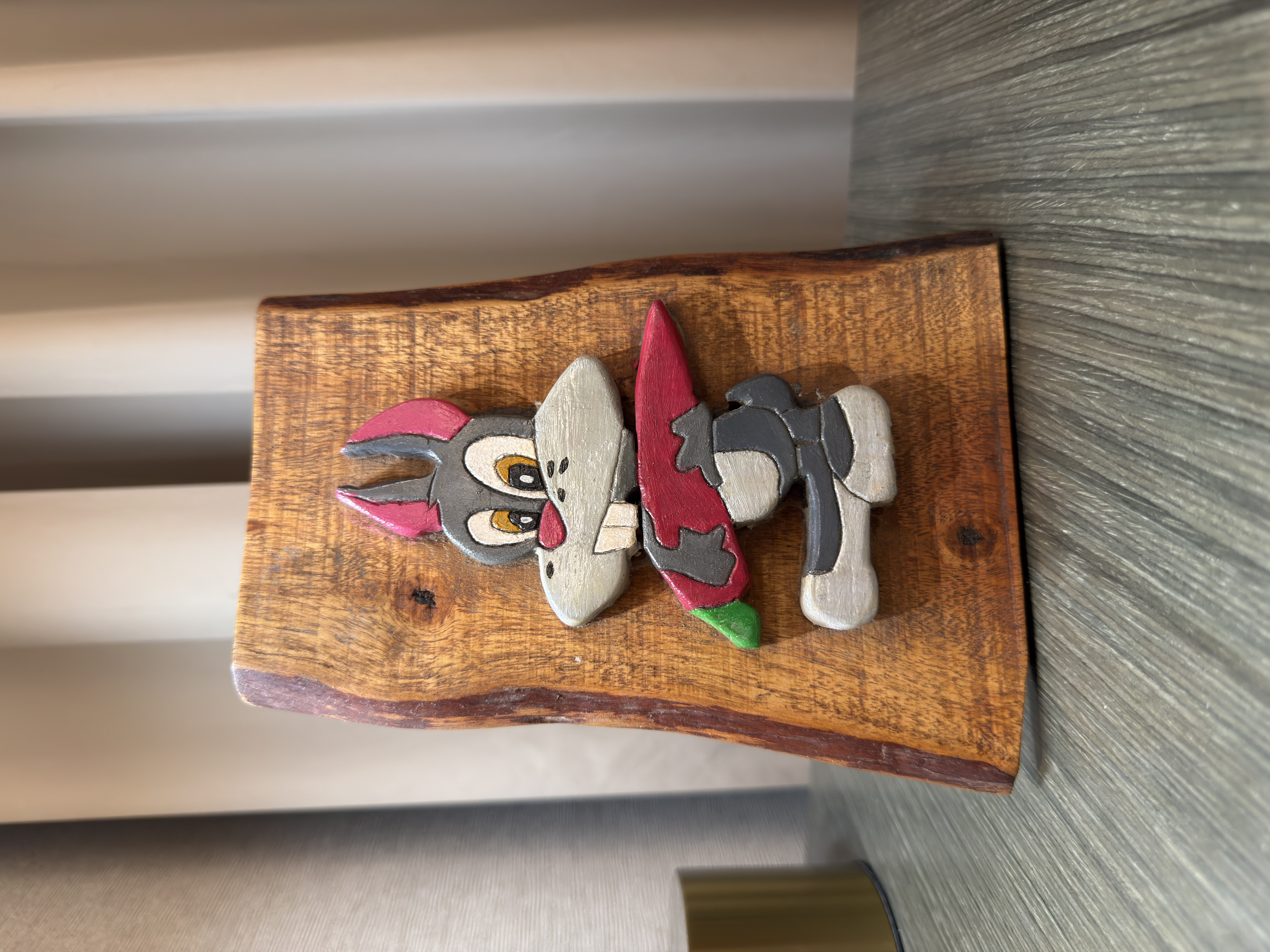 Handmade Wooden Artwork - Bugs Bunny